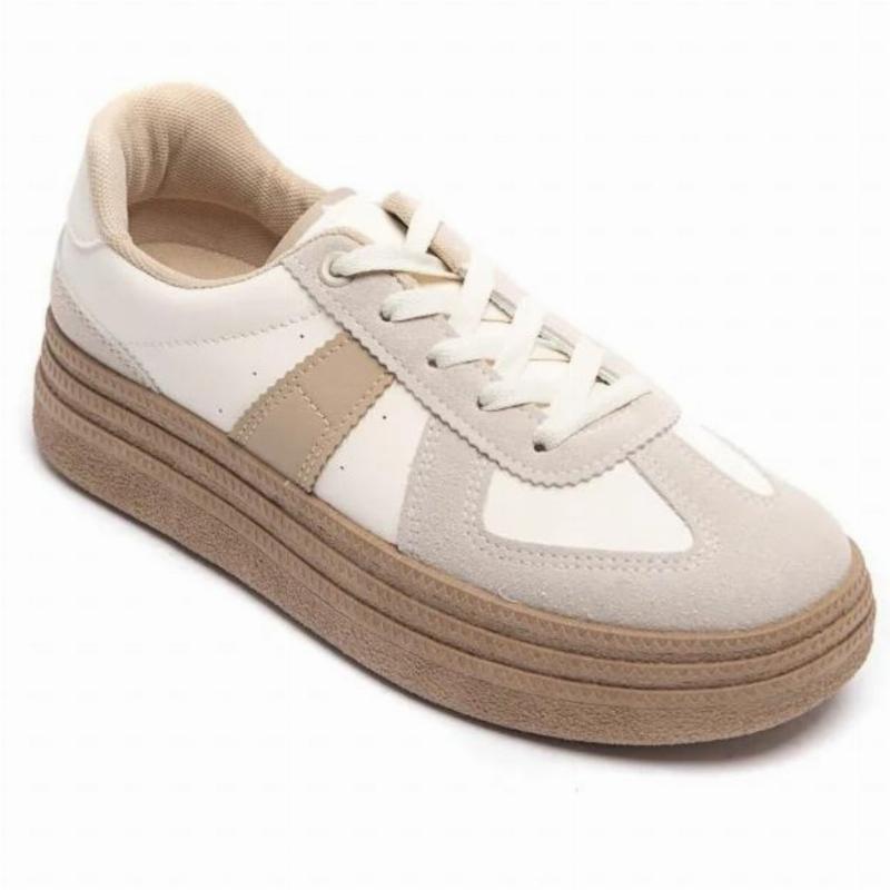 Stilfulde Khaki Sneakers til Dame – Komfort og Elegance