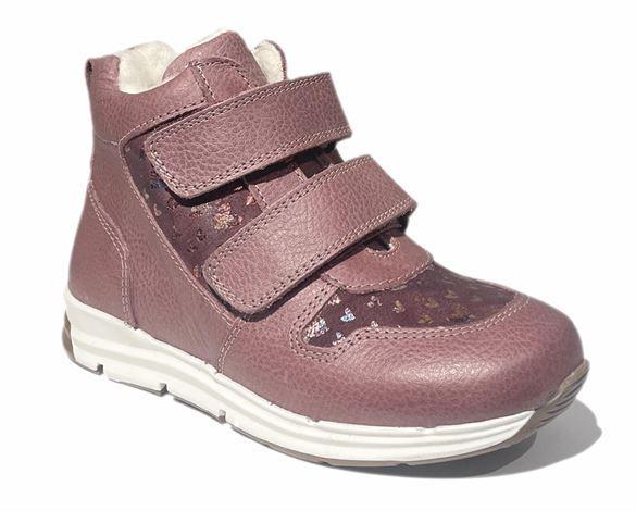 Sporty Sneakers med Uldfor i Old Rose – Vinterens Must-Have
