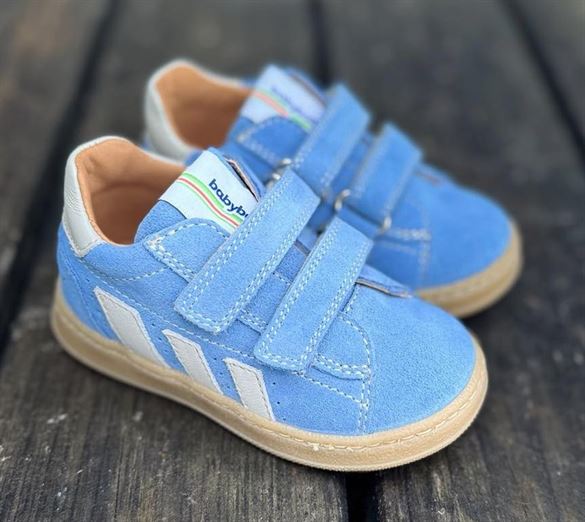 Babybotte Alert Velcro S Sneakers – Azur Blå Tilbud!