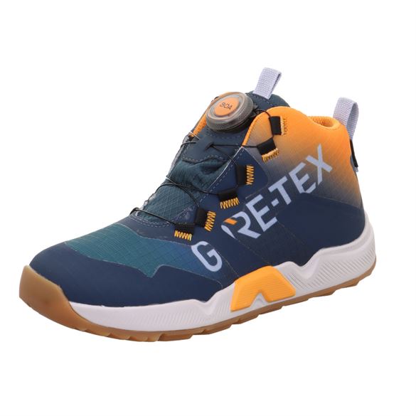 S M Goretex & Boa, Blå Orange Superfit Sneaker
